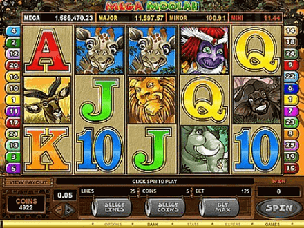 Mega moolah Pokie AU