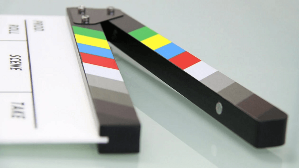 Movie clapper board