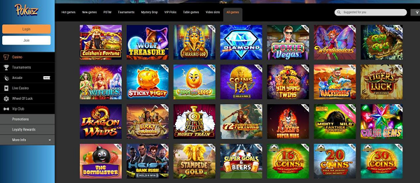 Exploring the Game Selection at PokieZ Casino Down Under