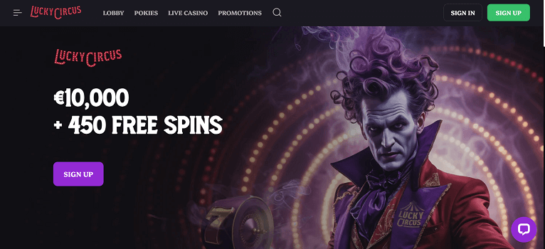 Lucky Circus Casino Promotions
