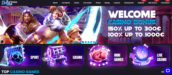 Navigating through MyStake Casino is a breeze. Its intuitive layout ensures you can find and start playing your favorite games instantly, whether you're using a desktop or enjoying the mobile casino version. Our experience was exceptional, with its cutting-edge design being a highlight.