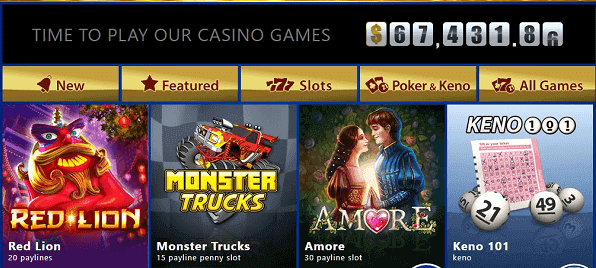 Winaday Casino homepage