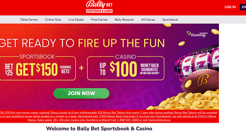 An in-depth look at Bally Bet Casino showcased by Betsquare Canada.