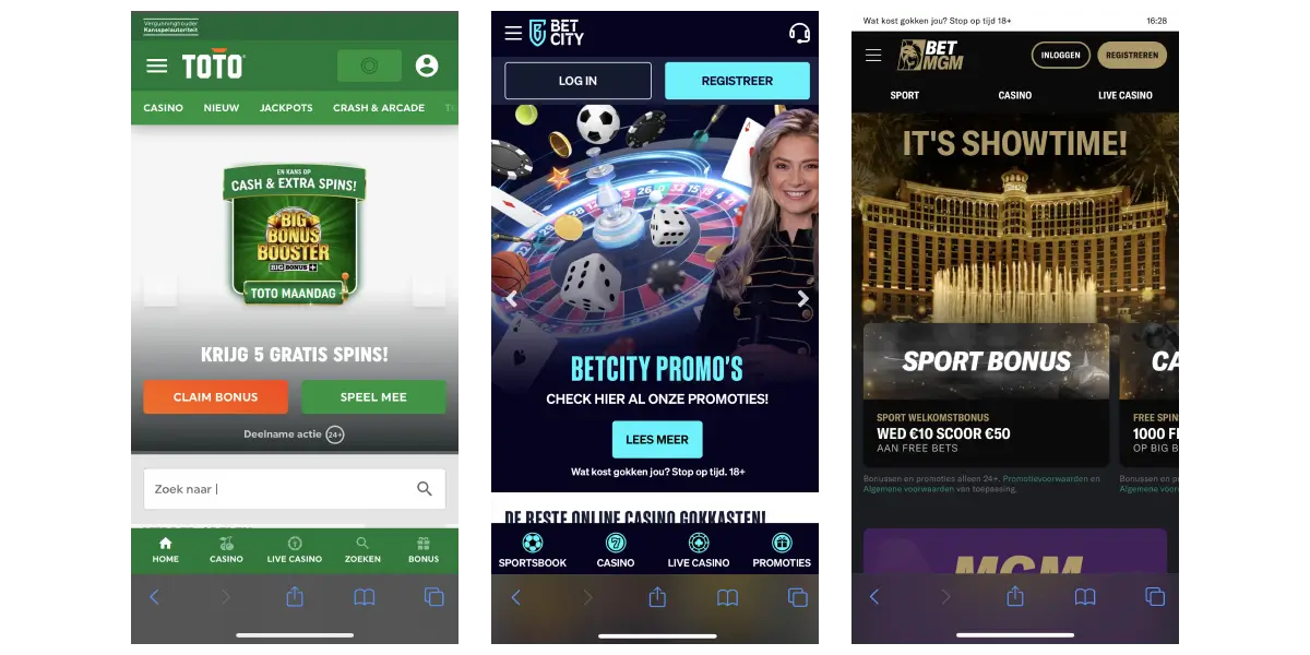 LeoVegas biedt zelfs een sportsbook aan, naast slots en live casinospellen, perfect voor een sociale ervaring.