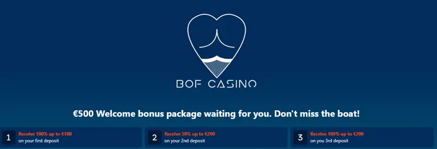 bof casino welkomstbonus