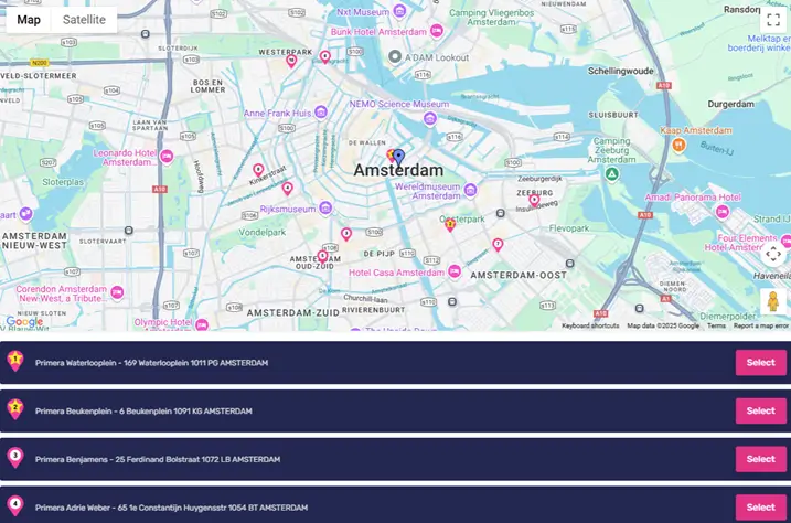 neosurf verkooppunten amsterdam 2025